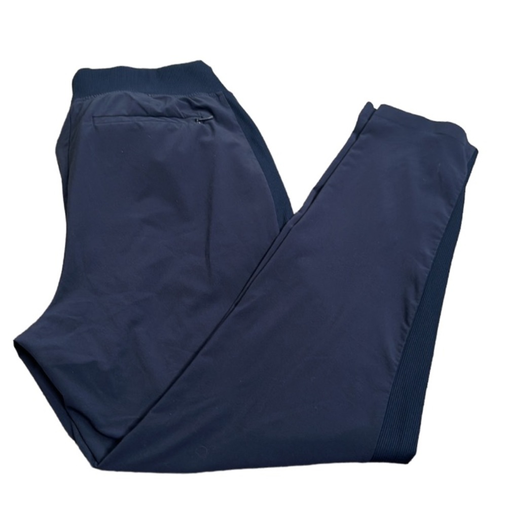 Athleta navy blue pull on pants size 6 travel casual